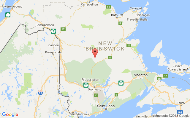 Credit Union Central of Nova Scotia NB Map