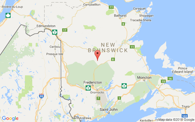 Brunswick Credit Union Federation NB Map