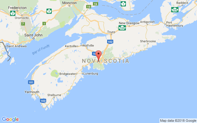 Credit Union Central of Nova Scotia NS Map