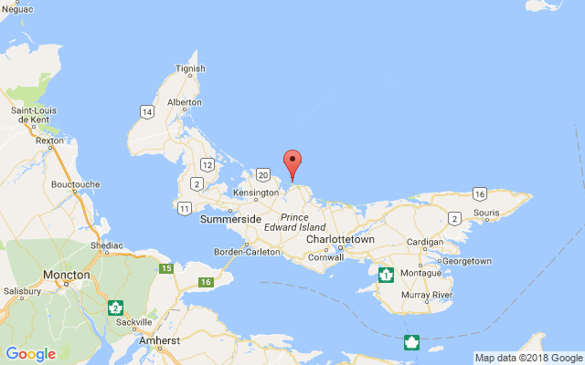 Credit Union Central of Nova Scotia PE Map